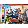 Avengers Giant Book +สีน้ำ