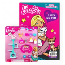 Barbie : I Love My Pets +Kitten Play Set