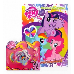 My Little Pony : มิตรภาพของเพื่อนซี้ +กล่องใส่ของพร้อมแหวนและคริสตัลสติกเกอร์ My Little Pony