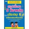 สรุปเนื้อหา 5 วิชาหลัก ประถม 6 เตรียมสอบเพิ่มเกรด