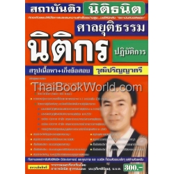 คู่มือเตรียมสอบ นิติกรปฏิบัติการ (ศาลยุติธรรม) สรุปเนื้อหา+เก็งข้อสอบ